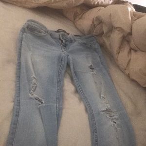 Ripped Hollister jeans